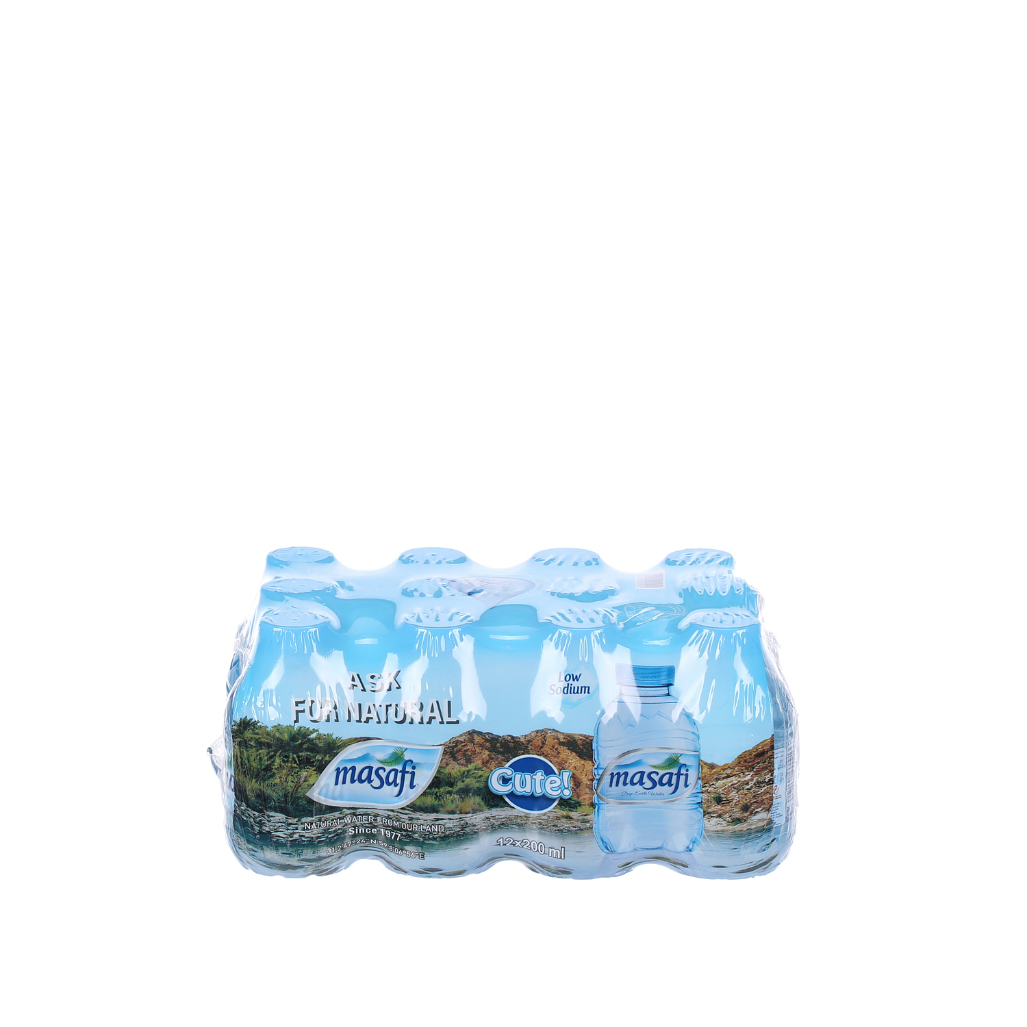 Masafi Water 200 ml × 12 Pack