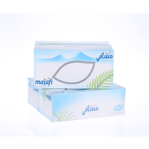 Masafi Facial Tissue White 200 × 4 Pack