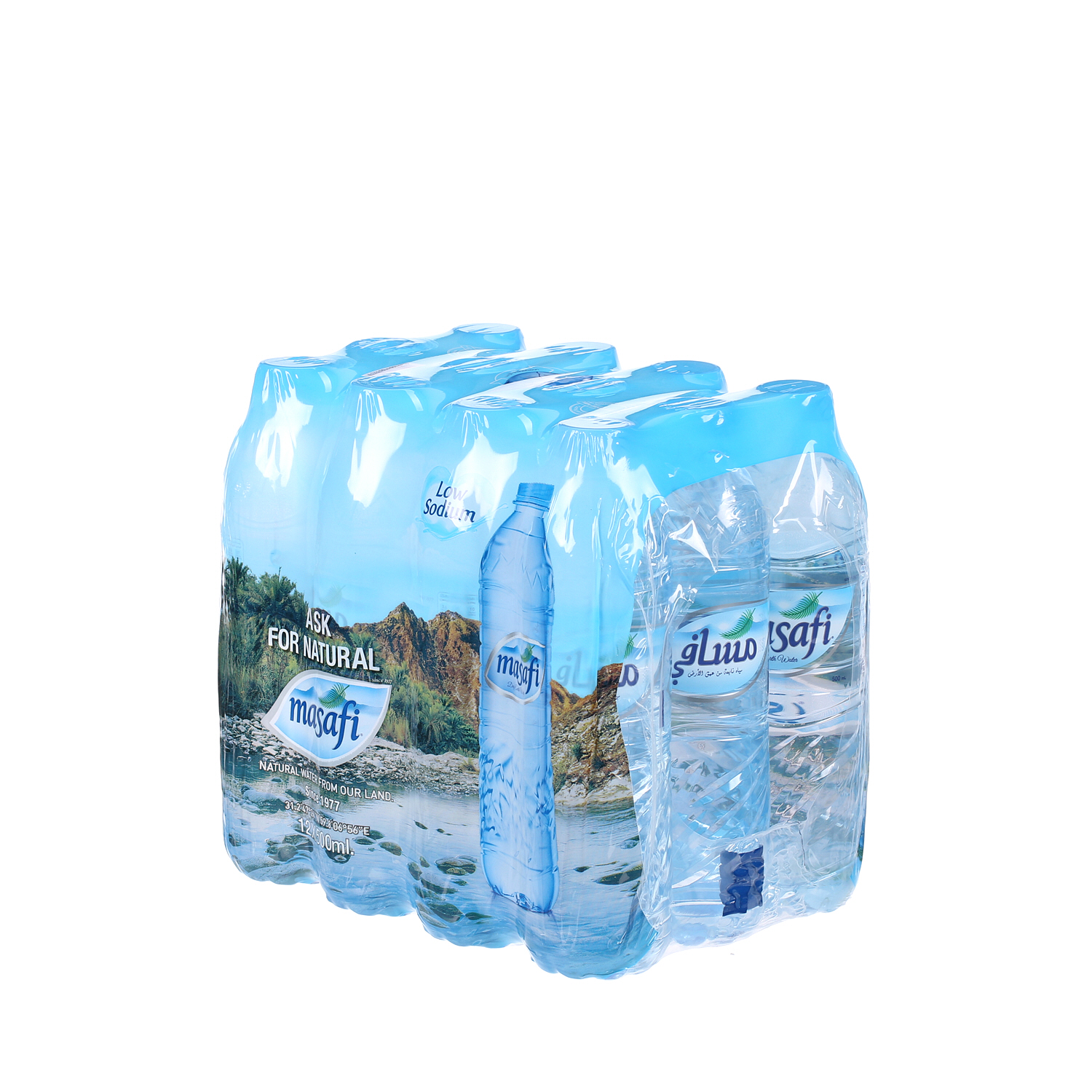 Masafi Mineral Water 500 ml × 12 Pack