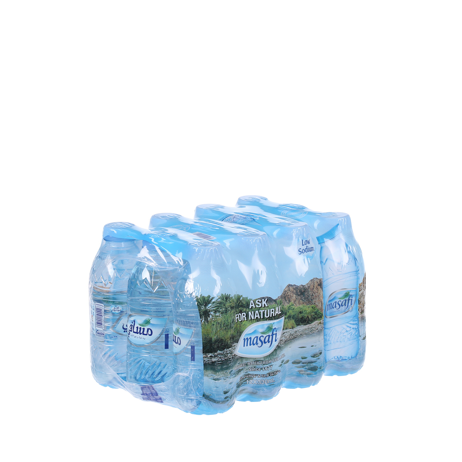 Masafi Mineral Water 330 ml × 12 Pack