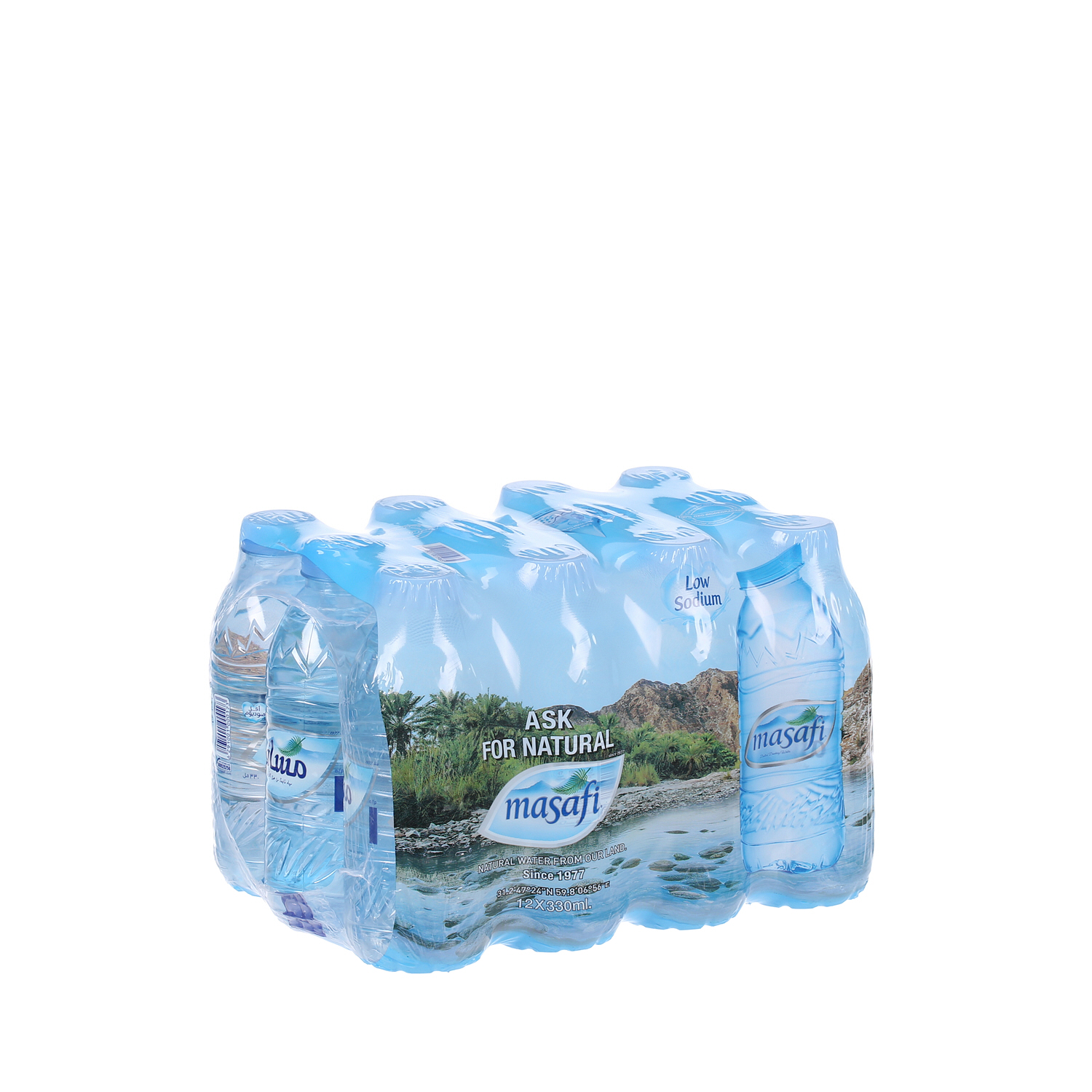 Masafi Mineral Water 330 ml × 12 Pack