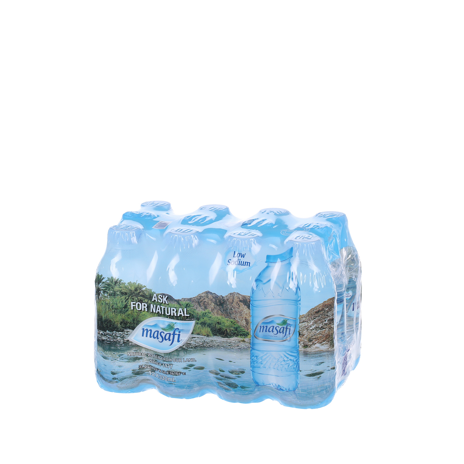 Masafi Mineral Water 330 ml × 12 Pack