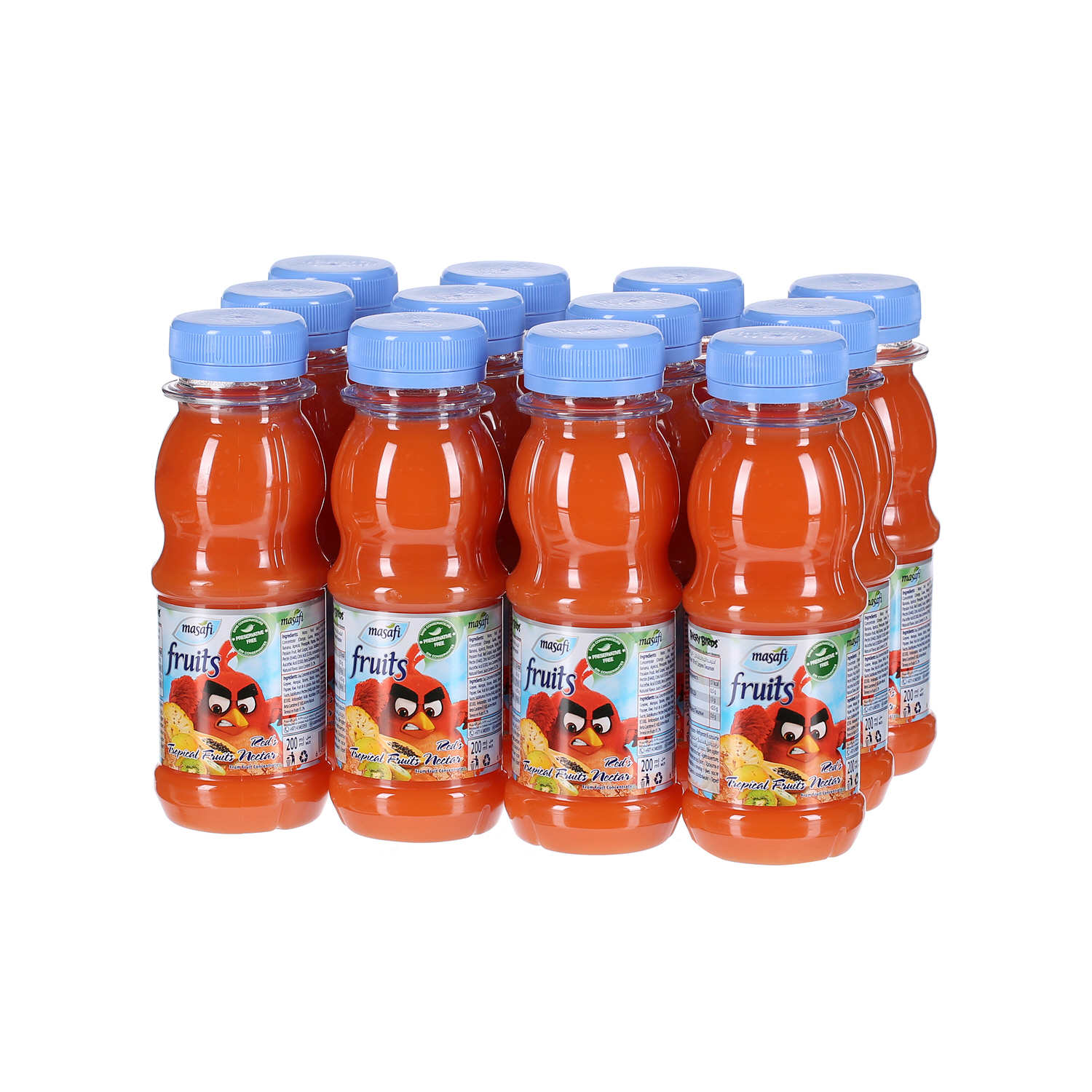Masafi Fruit Juice Tropical  Plastic Bottle 200ml × 12'S