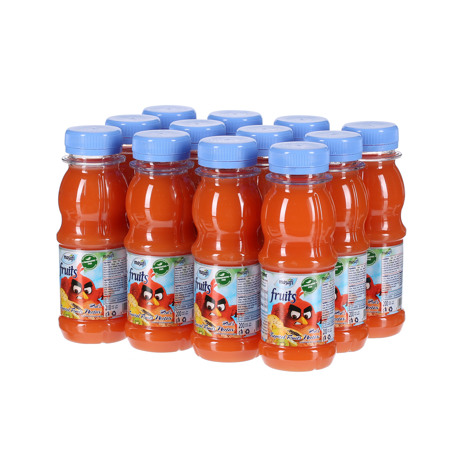 Masafi Fruit Juice Tropical  Plastic Bottle 200ml × 12'S