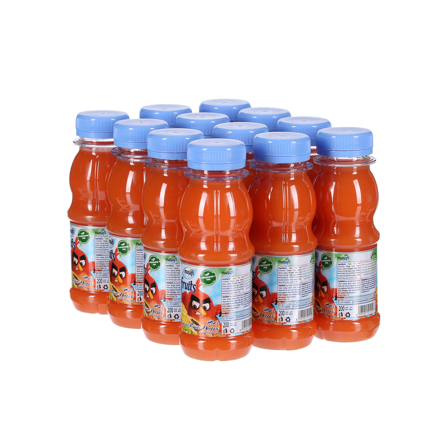 Masafi Fruit Juice Tropical  Plastic Bottle 200ml × 12'S