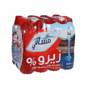 مسافي مياه زيرو صوديوم 12 × 500 مل