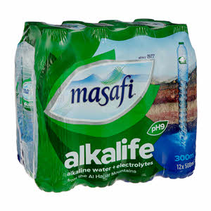 Masafi Mineral Water Alkalife 500 ml × 12 Pack