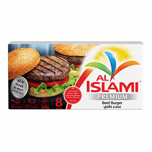 Al Islami Beef Burger 400 g × 8 Pack