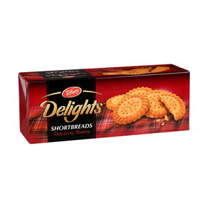 Tiffany Delights Deliciously Buttery Shortbread 200 g Tiffany Delights Deliciously Buttery Shortbread 200 g