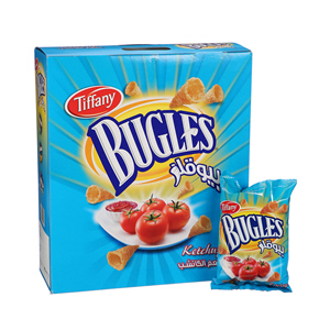 Bugles Corn Chips Ketchup 25 g × 12 Bag