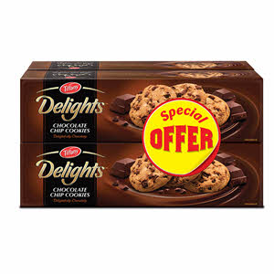 Tiffany Delight Choco Chip Cookies 100gm x 4PCS