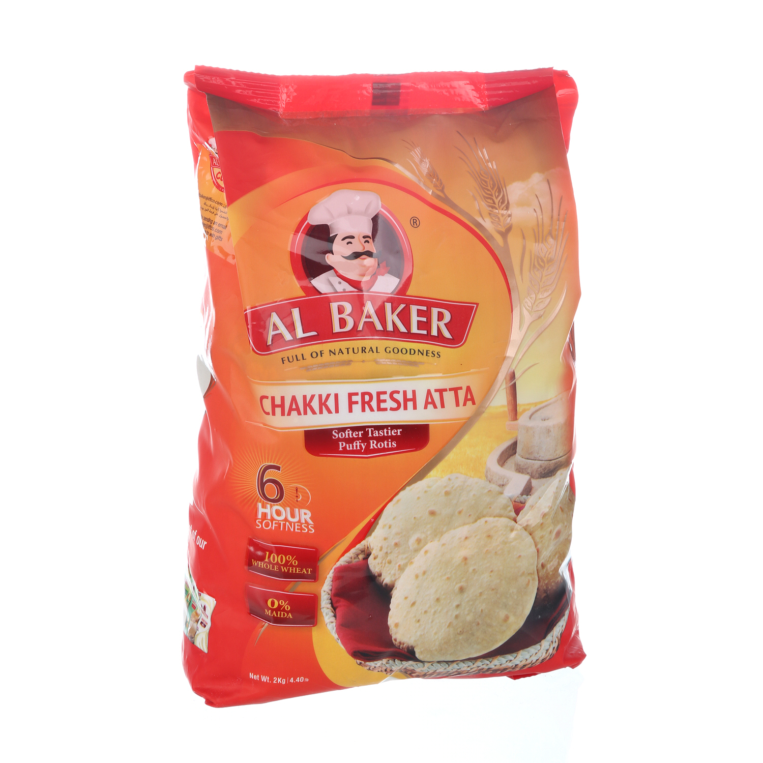 Al Baker Chakki Fresh Atta 2 Kg