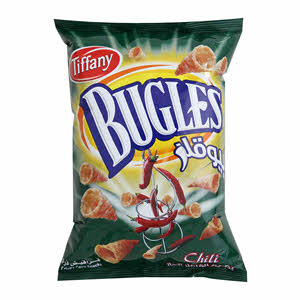 Bugles Crisps Corn Snacks Chilli 100 g