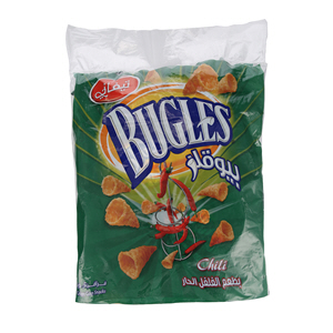 Bugles Corn Snacks Chilli 13 g × 22 Bag
