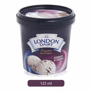 London Dairy Cookies & Cream Cup 125 ml