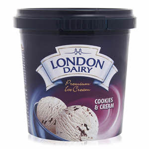 London Dairy Cookies & Cream Cup 125 ml