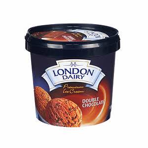 London Dairy Double Chocolate Ice Cream 1 L