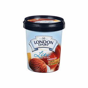 London Dairy Chocolate Lite Ice Cream 500Ml