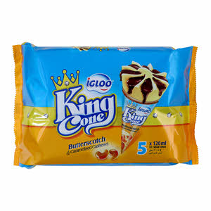 Igloo King Cone Butterscotch & Caramelised Cashews Igloo King Cone Butterscotch & Caramelised Cashews