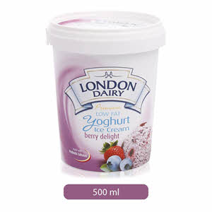 London Dairy Lite Ice Cream Yougurt Berry Delight 500 ml