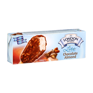 London Dairy Lite Chocolate Almond Stick 110 ml