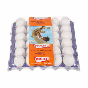 Khaleej Extra Large Eggs 30 Pack