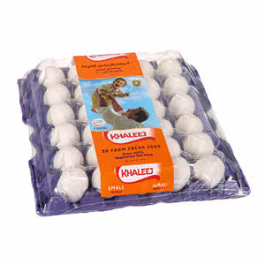 Khaleej Fresh White Egg Small 30 Pack