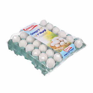 Khaleej White Omega 3 Eggs 30 Pack