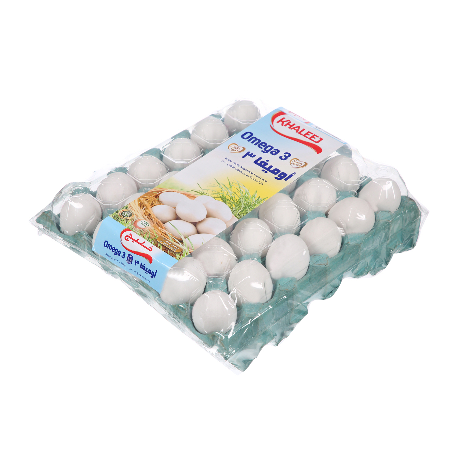 Khaleej White Omega 3 Eggs 30 Pack