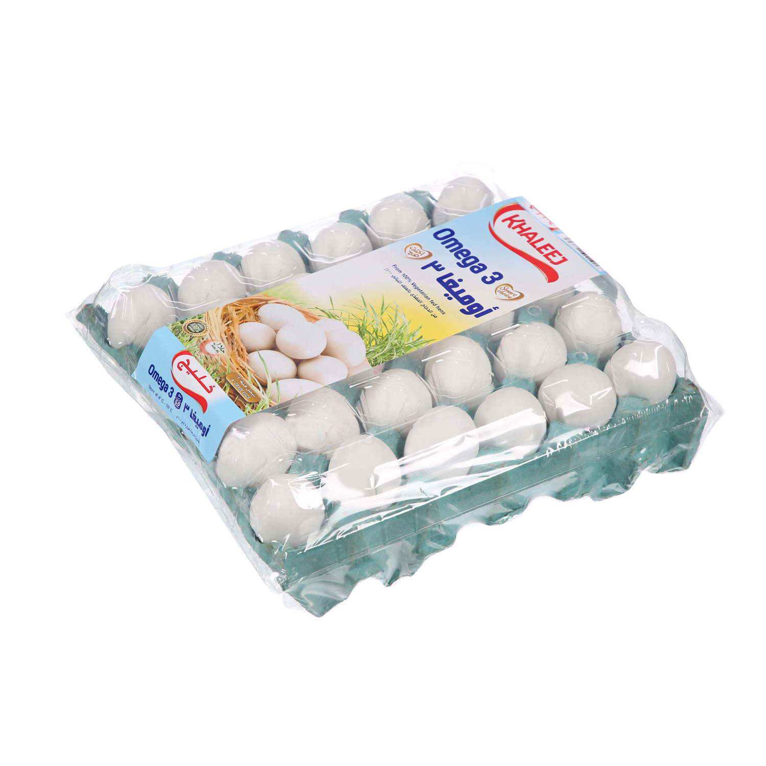 Khaleej White Omega 3 Eggs 30 Pack