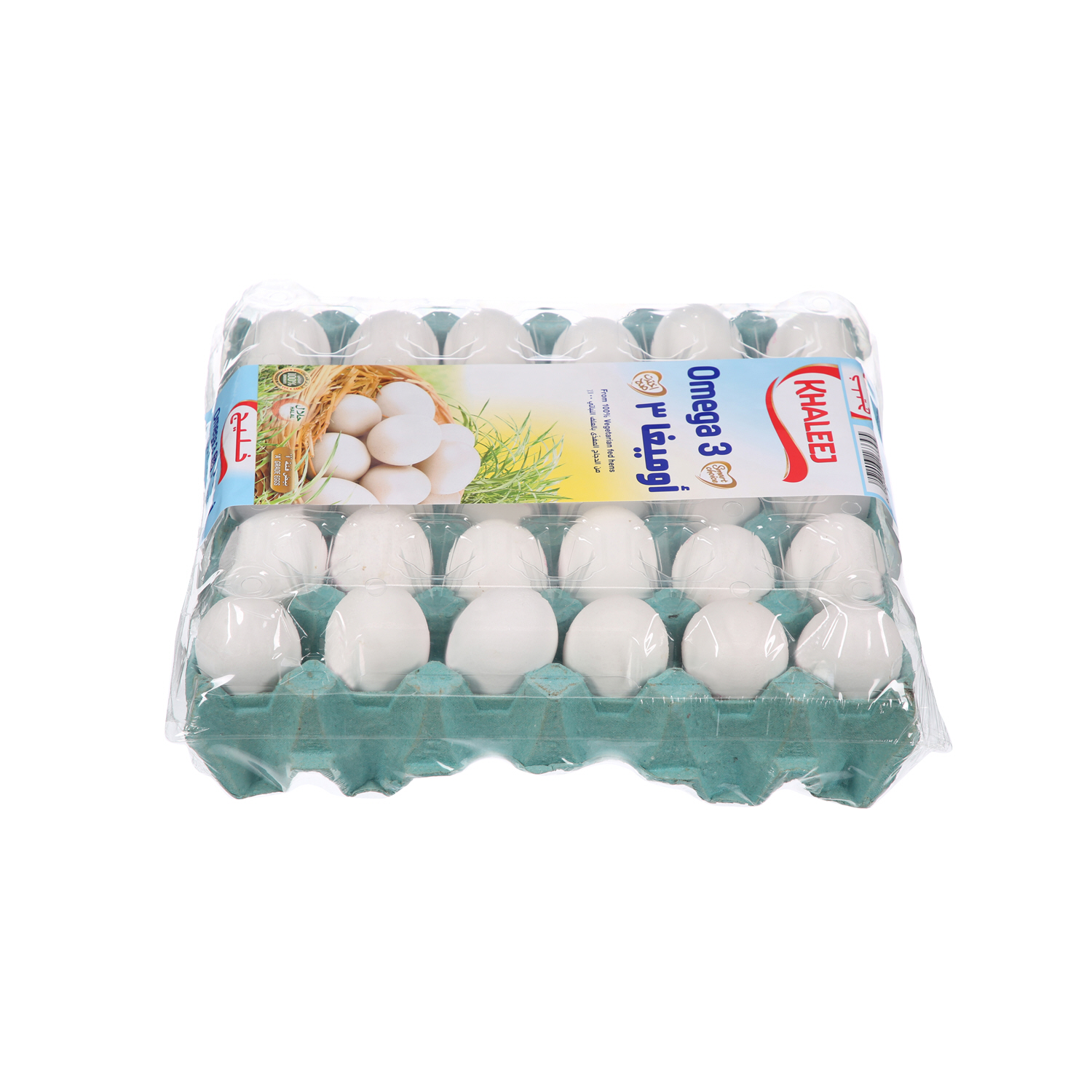 Khaleej White Omega 3 Eggs 30 Pack