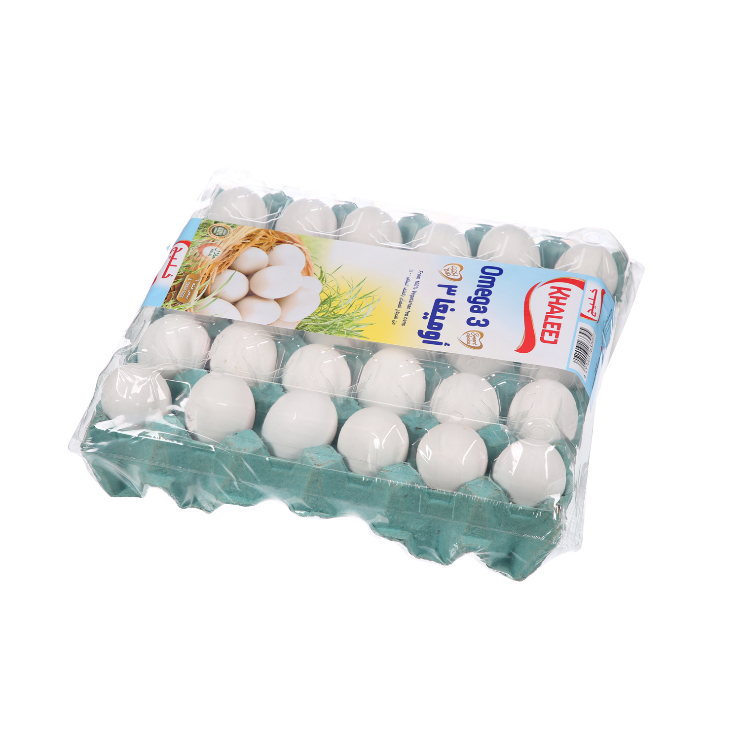 Khaleej White Omega 3 Eggs 30 Pack