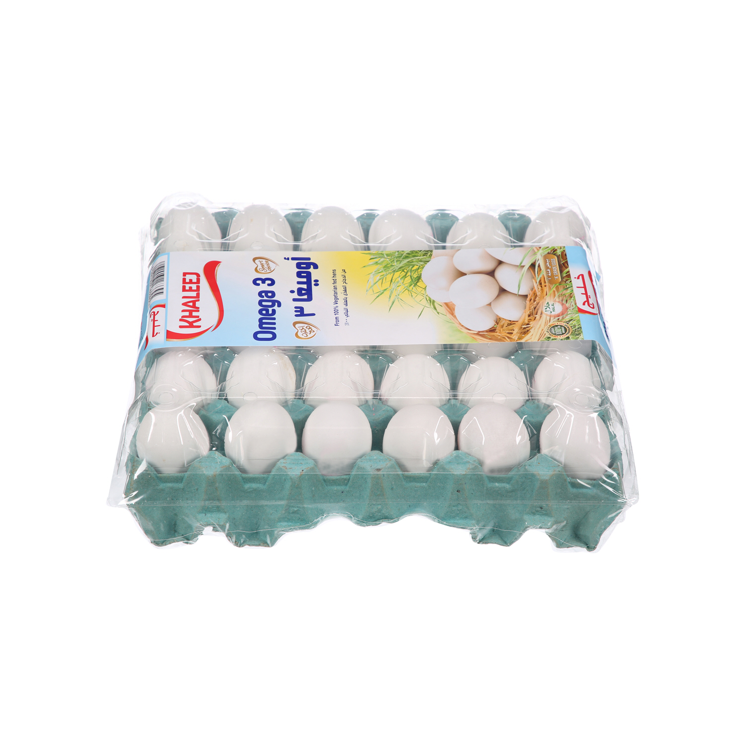 Khaleej White Omega 3 Eggs 30 Pack