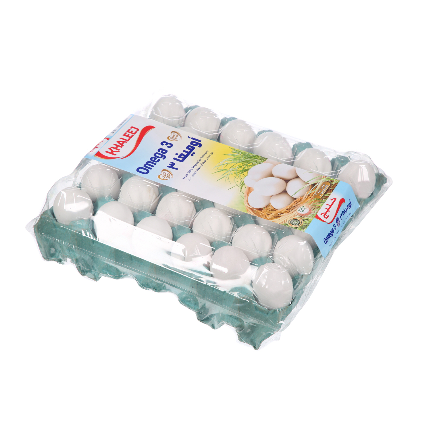 Khaleej White Omega 3 Eggs 30 Pack