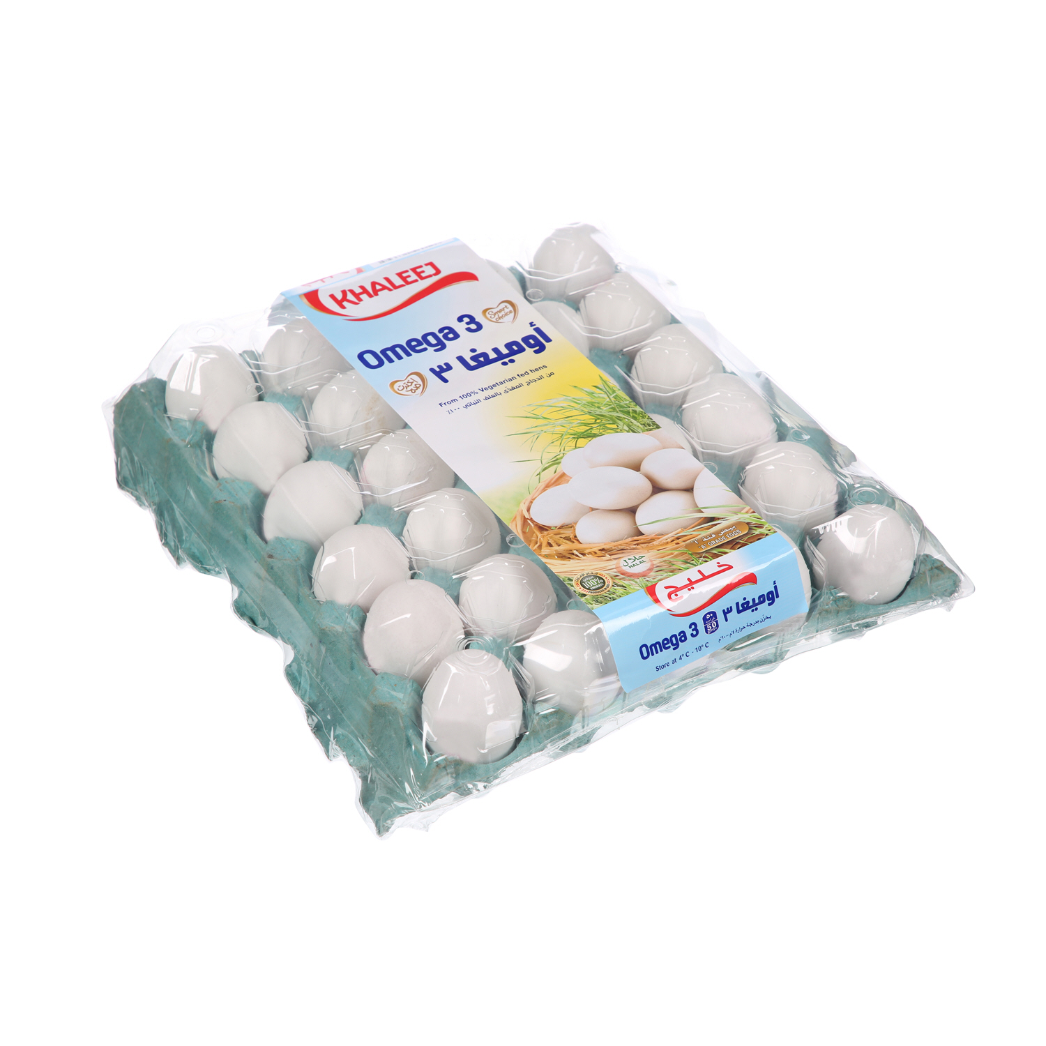 Khaleej White Omega 3 Eggs 30 Pack