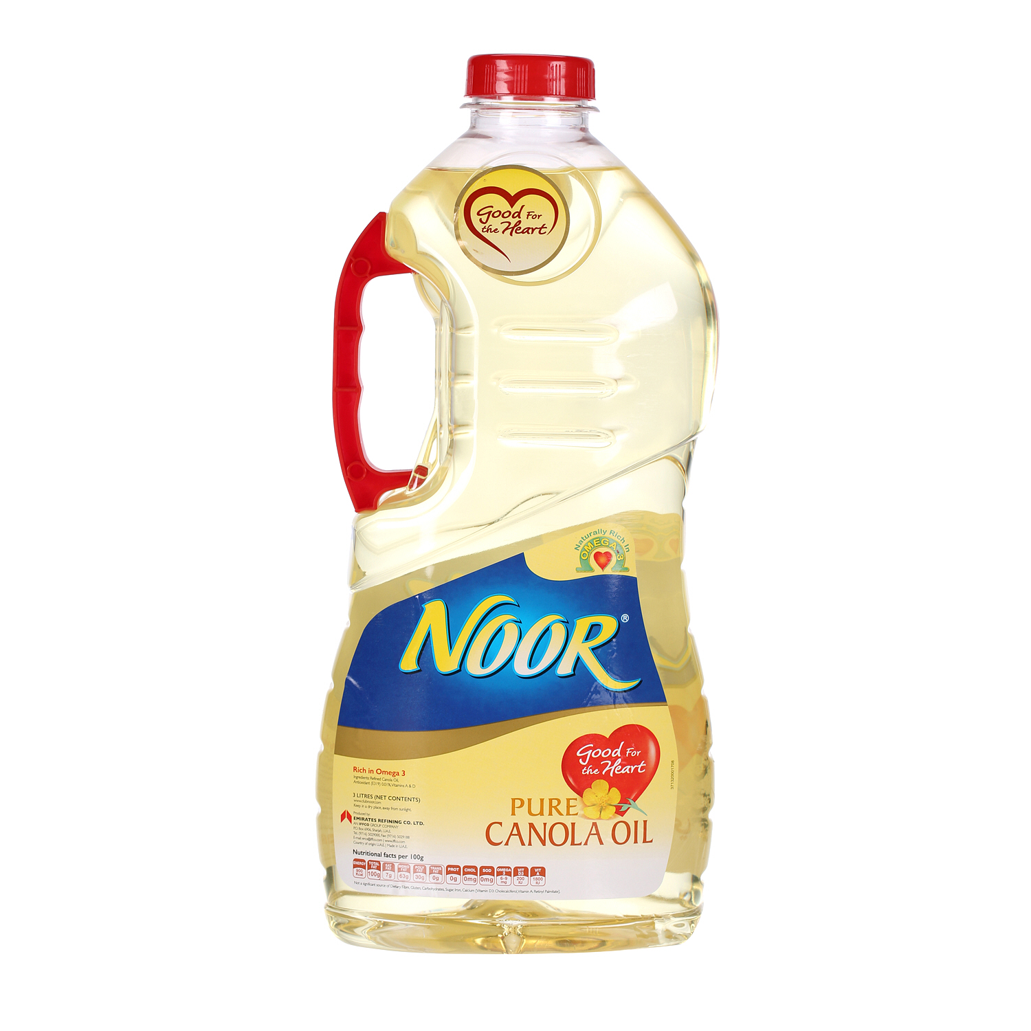 Noor Amber Canola Oil 3 L