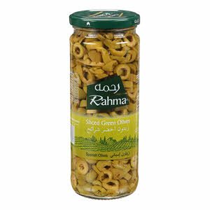 Rahma Slicesd Green Olives 430 g