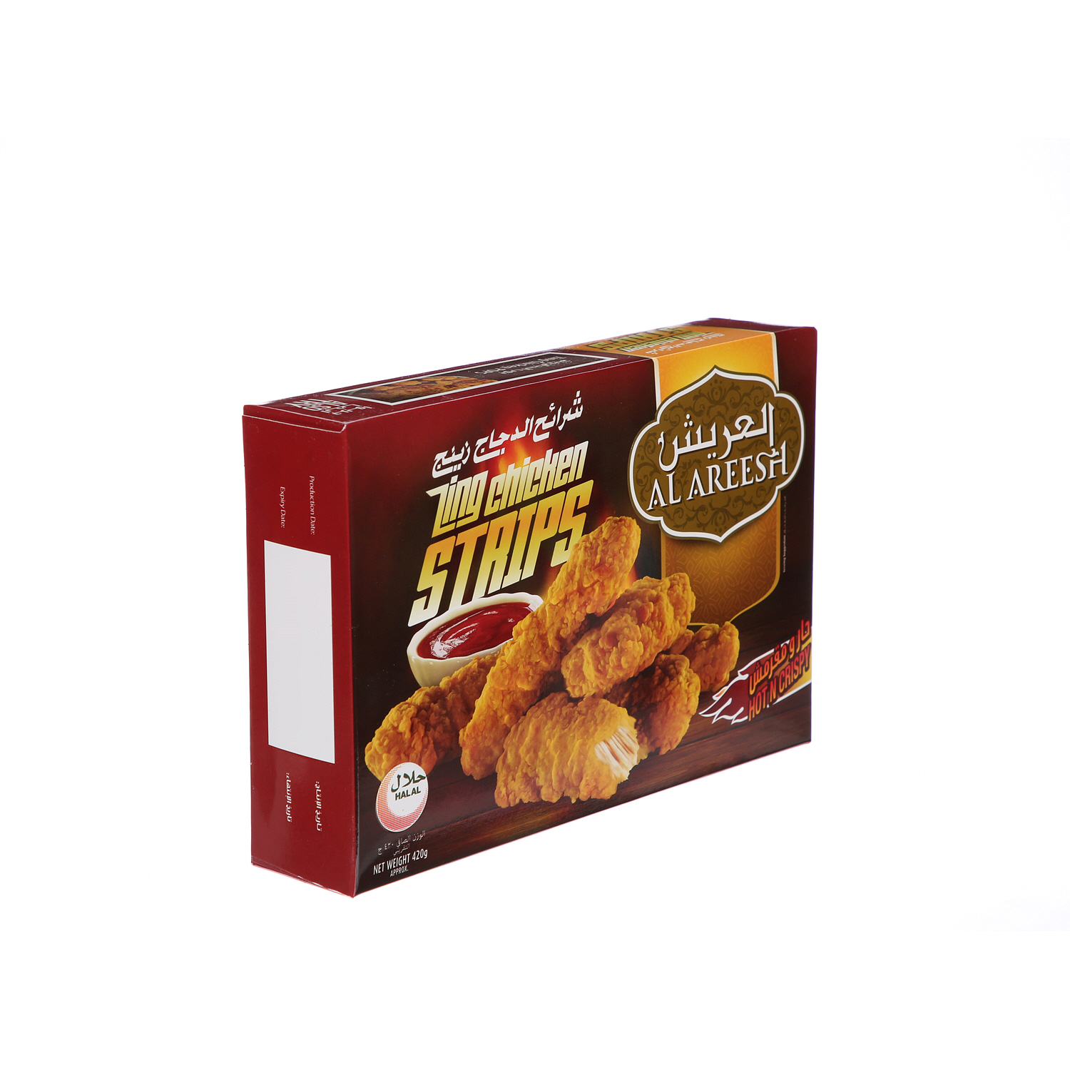 Al Areesh Zinger Chicken Strips Hot 420 g