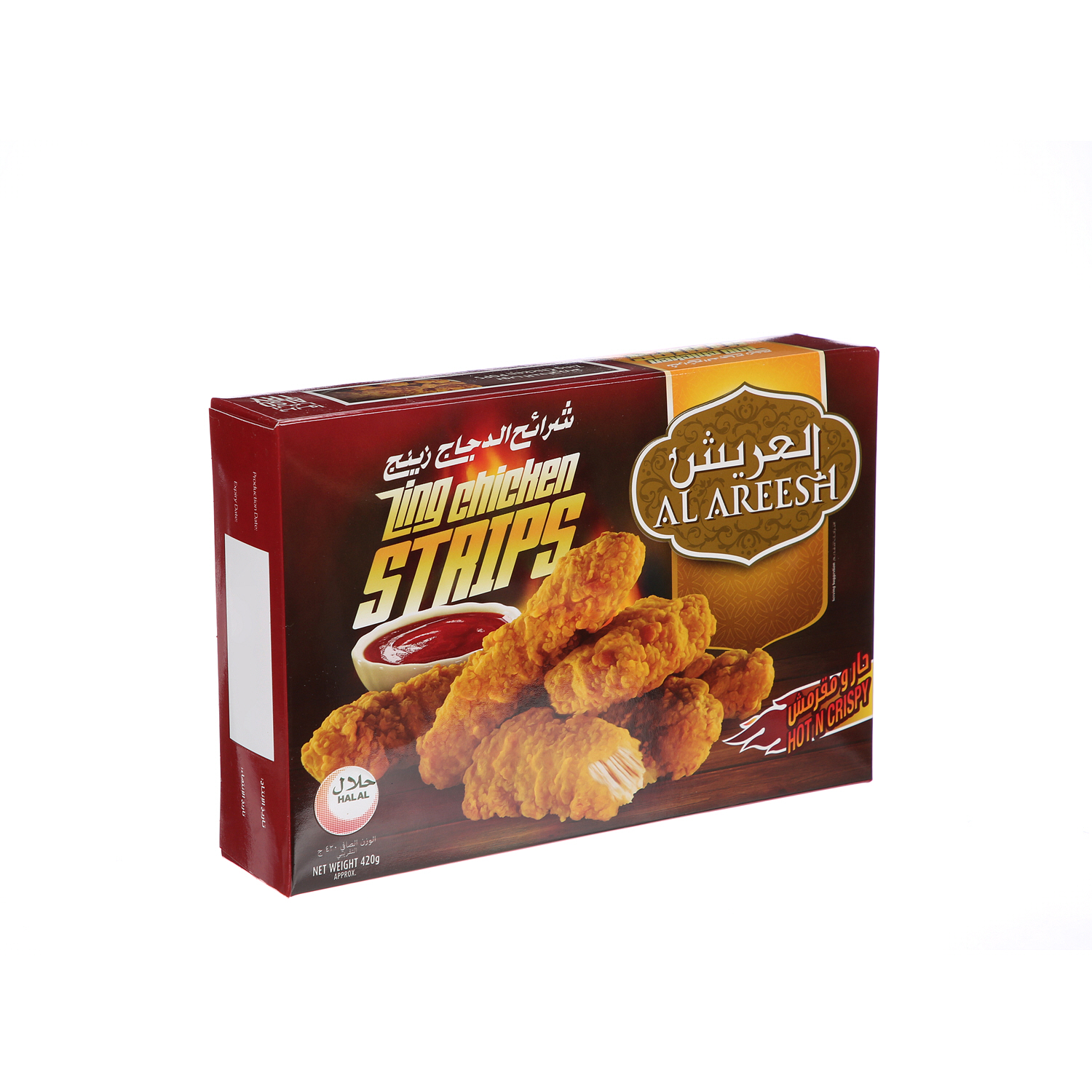 Al Areesh Zinger Chicken Strips Hot 420 g