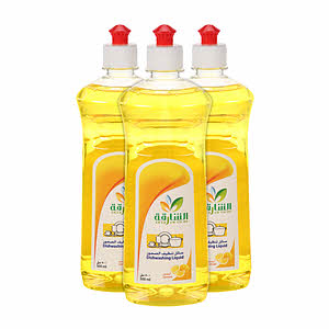 Sharjah Co-op Dishwash Liquid Lemon 500ml × 3PCS