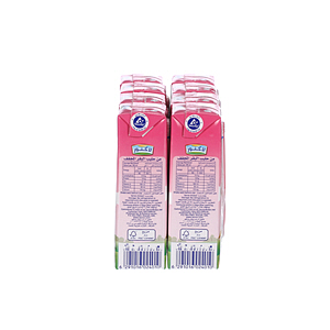 Lacnor Essentials Strawberry Flavored Milk 180 ml Pack of 8