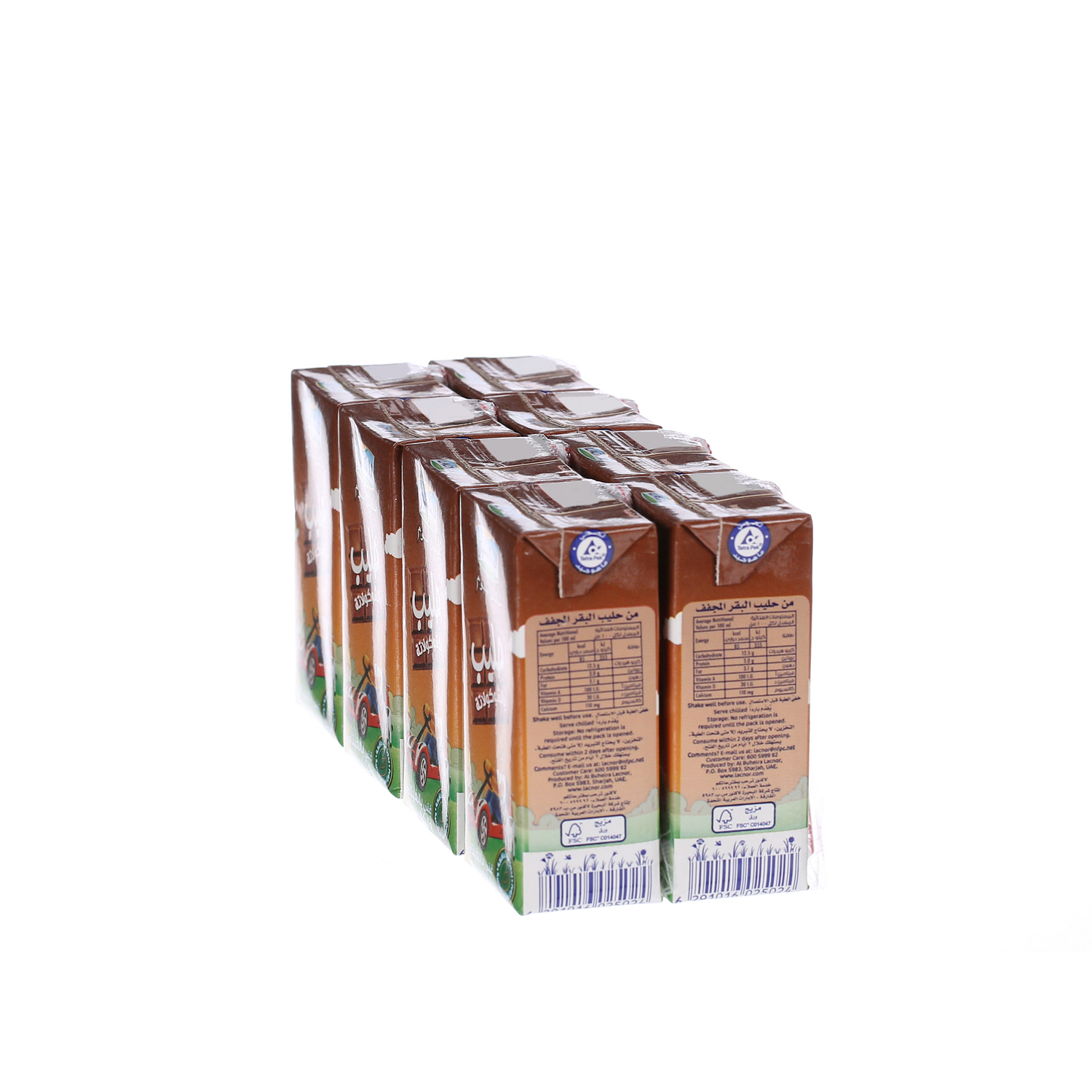 لاكنور جنيور حليب بالشوكولاتة 125مل × 8 حبات