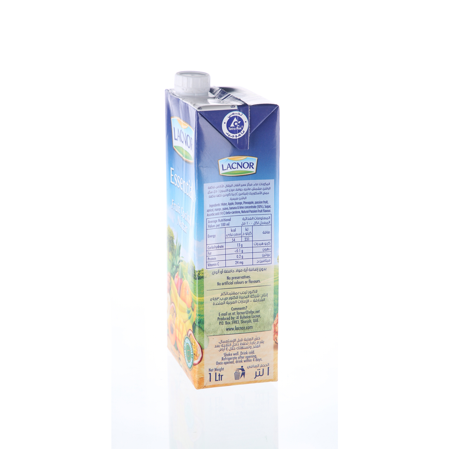 Lacnor Fruit Cocktail Juice 1Ltr