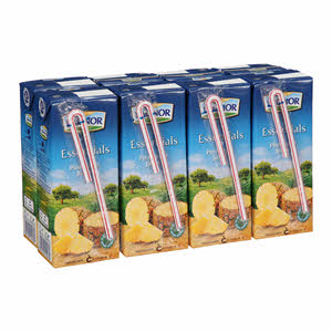 Lacnor Pineapple Juice 8 x 180 ml