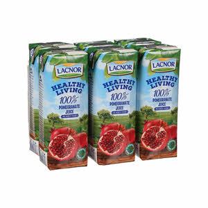 Lacnor Healthy Living Pomegranate Juice 6 x 250Ml