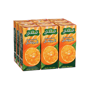 ميلكو عصير برتقال 250 مل × 9 عبوة
