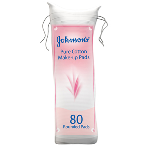 Johnson & Johnson Makeup Cotton Pads 80 Pads