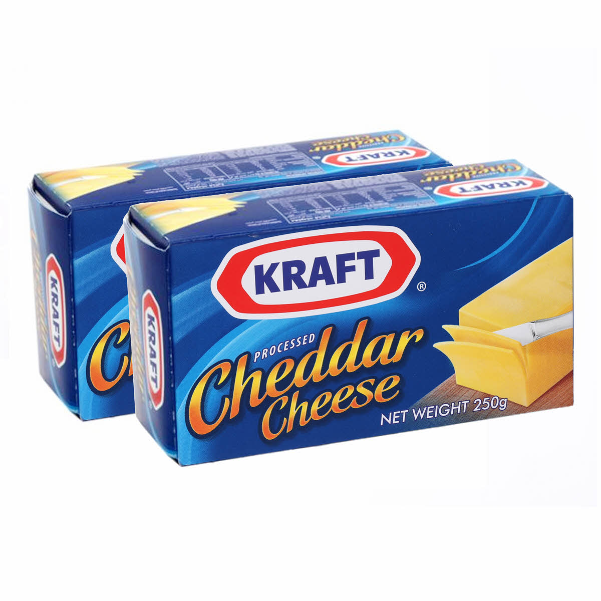 Kraft Cheddar Cheese Block 250gm x 2PCS | Sharjah Co-operative Society