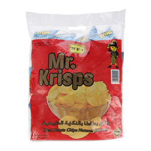 Mr Krisps Natural Flavor Chips 15 g × 25 Pack