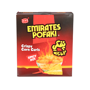 Mr Krisps Emirates Pofaki Spicy 15 g × 25 Pack